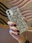 Apple iPhone 12 Uyumlu Lüks Hologram Kristal Taşlı Kılıf 5