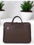 Premium Unisex Kahverengi Laptop & Evrak Çantası 13"-14.6" Inç 2
