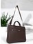 Premium Unisex Kahverengi Laptop & Evrak Çantası 13"-14.6" Inç 5