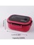 2 Katlı Taşınabilir Yemek Kabı Lunch Box Diyet Beslenme Kutusu Saklama Kabı Çatal Kaşıklı Sefer Tası 1