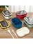 2 Katlı Taşınabilir Yemek Kabı Lunch Box Diyet Beslenme Kutusu Saklama Kabı Çatal Kaşıklı Sefer Tası 2