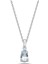 Pırlanta Damla Blue Topaz Lea Kolye 1
