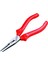 Uzun Kargaburun Düz Uçlu Opak Seri, Kırmızı, 180 mm 1