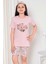 Göz Bantlı Pamuklu Şortlu Pijama Takımı 1