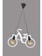 Bike Ahşap Bisiklet Tekerlek Avize Dekoratif Lüks Sarkıt Lamba Retro Rustik Ofis Cafe Modern Tavan Avize 1