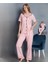 Kısa Kollu Pamuk Penye Kadın Pijama Takımı 1
