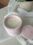 - Pembe Mermer Desenli - Beton Kapaklı - Kokulu Soya Mum / 250CC 3