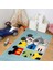 Mickey Mouse Lisanslı Karakter Baskılı %100 Polyester Çocuk Halı Çok Renkli 80X120 cm 1