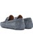 Erkek Lacivert Süet Deri Loafer 25SFD630410 5