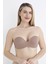 Nbb Straplez Kesim Içi Silikonlu Push-Up Balensiz Askısız Özel Günler Için Sütyen 1