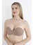 Nbb Straplez Kesim Içi Silikonlu Push-Up Balensiz Askısız Özel Günler Için Sütyen 2