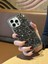 Apple iPhone 15 Pro Max Uyumlu Lüks Siyah Kristal Taşlı Kılıf 5