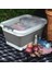 Büyük Boy Kapaklı Katlanabilir-Tekerlekli Çok Amaçlı Organizer / Çamaşır-Oyuncak Sepeti/ ( 30 Litre) 4