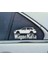 A4 Avant Kelebek Cam Araba Oto Sticker 19 cm 2 Adet 1