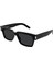 Saint Laurent Paris SL732 Vadim 001 54-18 Unisex Güneş Gözlüğü – Siyah Asetat Çerçeve, Füme Mat Cam, UV400 1