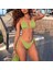 Yeşil Simli Bikini Takımı 1