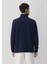 Yarı Fermuarlı Lacivert Sweatshirt 0S10319-70497 4