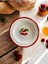 4 Adet 16 Cm Emaye Yemek Tabağı, Servis Tabağı, Emaye Tabak, Meze Tabağı, Sunum, Meyve, Marine Set 3