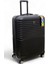 Mjn Siyah Kabin (Küçük) Orta ve Büyük Boy Üçlü Carry-On Lüks Kumaş Valiz Seti MJN0006 2