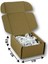 8X8X4 cm Kilitli Dayanıklı E-Ticaret Karton Kargo Kutusu 1