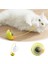 Kedi Otlu Hacı Yatmaz Kedi Oyuncağı Hareketli Devrilmez Peluş Tüylü Zilli Kedi Oyun Topu Oyuncak 3