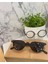 Glasses GL321 Unisex Güneş Gözlüğü Siyah Çerçeve Yeşil Cam 1