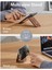5 Kart Için Cüzdan Standı, Manyetik Parmak Halkalı Kart Tutucu, Magsafe ve Halolock ile Uyumlu, Kahve 5