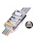 Ez RJ45 Cat6 Yeni Nesil Delikli Jack Konnektör 100 Adet 2