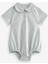Pamuklu Mavi Polo Yaka 2’li Romper Set 2