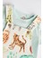 Pamuklu Fluro Safari Salopet Body Zıbın Set 4