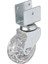 Hts 328 - 50X20 mm Şeffaf Makaralı Kısa U Tablalı Teker 4 Adet 1