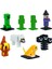 Minecraft 3D Figür Kalem Başlığı Toppeez 8'li 3