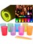 Karanlıkta Yanan Gece Işığı Mega Glow Bardaklar 8 Adet 8.5 x 10.5 cm 2