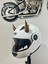 Motor & Motosiklet 3D Baskı Kask Dış Aksesuar Gold Şeytan Boynuzu 3