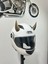 Motor & Motosiklet 3D Baskı Kask Dış Aksesuar Gold Şeytan Boynuzu 4