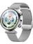 X3 Kadın Metal Silver 40 mm Akıllı Saat Uyku Şeker Tansiyon Takibi 3