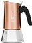 - - Venus: 4 Cups Ocak Üstü Espresso Pişirici | 170ML | Kahverengi, Gümüş Renk | Paslanmaz Çelik Gövde | Patentli Güvenlik Valfi | Tüm Ocak Türleri Için Uygundur (Indüksiyon Dahil) 1