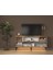 Mila LED Işıklı Dolaplı Minifiksli 160 cm Konsol - Tv Ünitesi - Tv Sehpası - Atlantik Çam 5