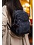 Sanmorris Unisex Suya Dayanıklı Kumaş Çok Gözlü Laptop Bölmeli Orta Boy Seyahat ve Okul Çantası 3