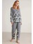 Nautıca W617 Kadın Uzun Kollu Önden Düğmeli Pijama Takımı 1