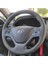 Hyundai Uyumlu I-20 2015-2018 Araca Özel Dikmeli Direksiyon Kılıfı Siyah 2