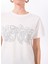 Comfort Kırık Beyaz Kadın Relaxed Taşlı T-Shirt FC5SL-TST0114 5