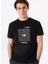 D5SM-TST3771 Siyah Bisiklet Yaka Relaxed Fit Baskılı T-Shirt 1