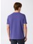 D5SM-TST3773 Mor Bisiklet Yaka Relaxed Fit Baskılı T-Shirt 5