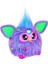 Nessiworld F6743 Furby Mor Interaktif Peluş 2