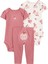 Kız Bebek Body Pantolon Set 3'lü Paket Renkli 1