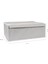 Bsdhome Baza Altı Düzenleyici Hurç Organizer Çok Amaçlı Kutu - Baza 50 x 40 x 19 cm 2