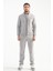 Açık Gri Kışlık Erkek Eşofman Takımı Thermosoft Teknolojisi Içi Kuzu Görünümlü Regular Kalıp 4