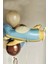 Retro Uçak Folyo Balon Mavi 3
