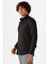 Slim Fit Armürlü Dik Yaka Gömlek 2